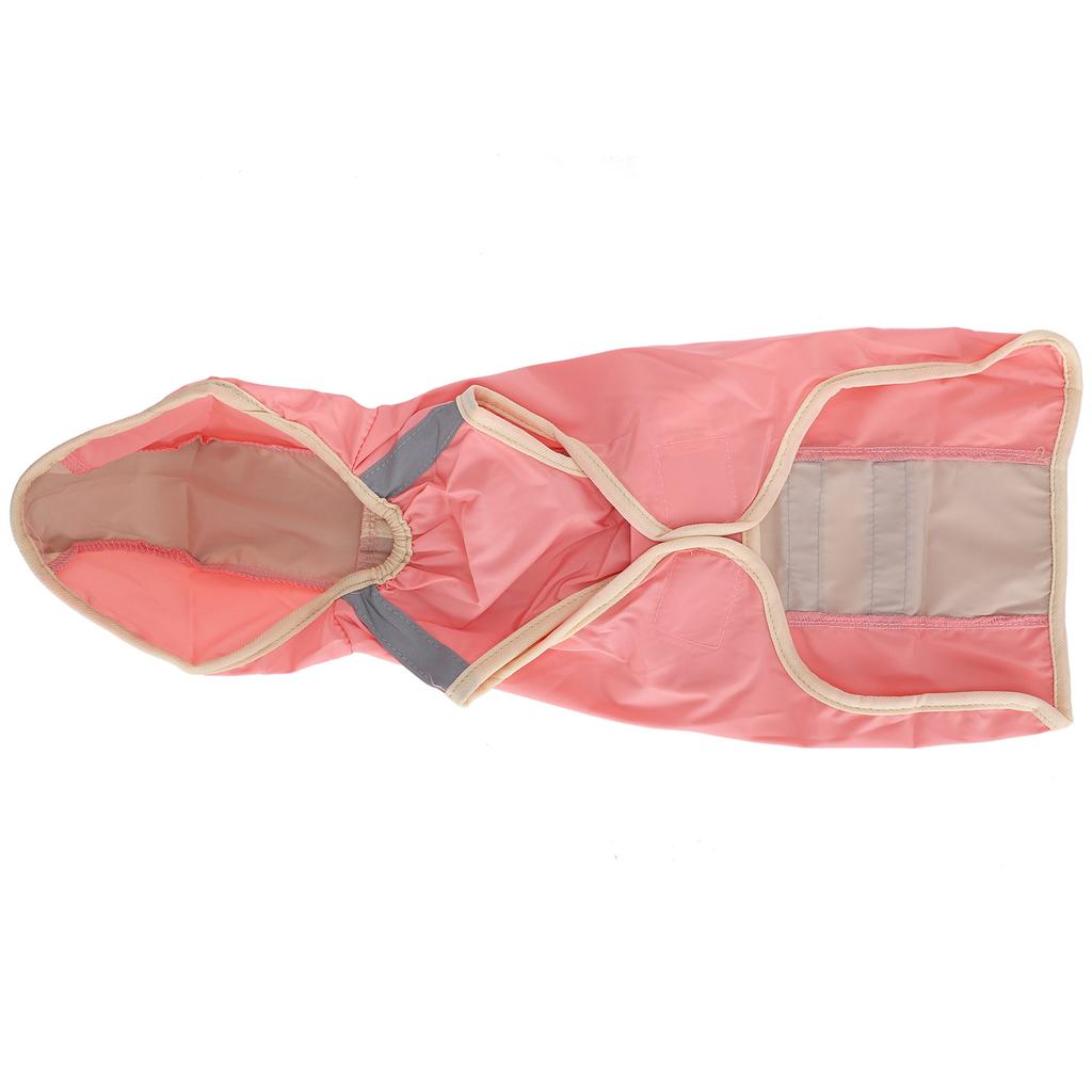 Płaszcz przeciwdeszczowy dla psa Poliester Pet Kurtka przeciwdeszczowa Pasek odblaskowy Wodoodporny Oddychający