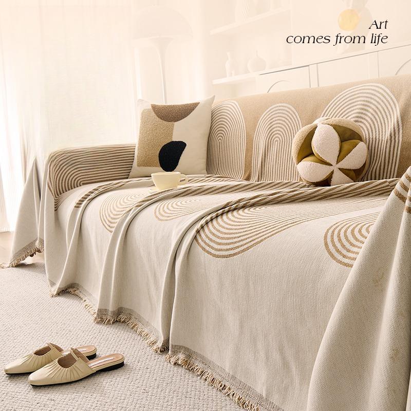 Chenille Sofa Cover Cloth All-Season Anti-Scratch Sofa Towel A Complete Full Cover Blanket Is Machine Washable And Easy To Wash