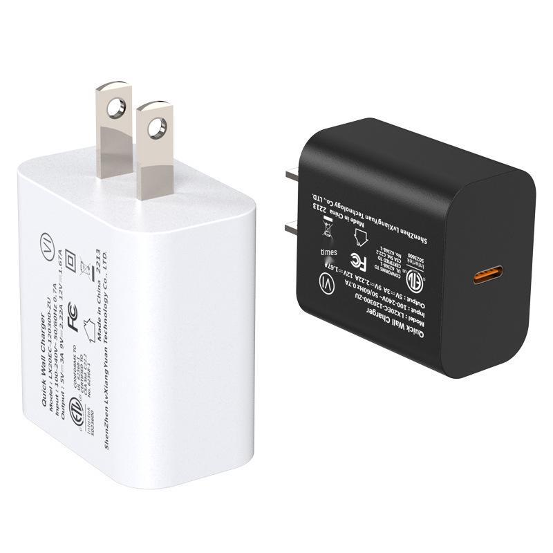PD20W Fast Charging Multi-function Mobile Phone Charger, ETL-Certified with Single USB-C Port.
