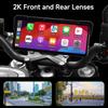 5/8.1 inch IPX8 Waterproof Motorcycle GPS Navigation Wireless Carplay Android Auto DVR Drive Recorder Moto Monitor WIFI