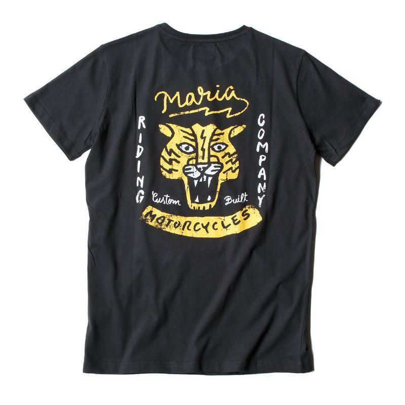 T-skjorte Maria Riding Mad Tiger Sommer Luksusmerke Bomull Herre og Dame T-skjorte Motorsykkel Kort Erme