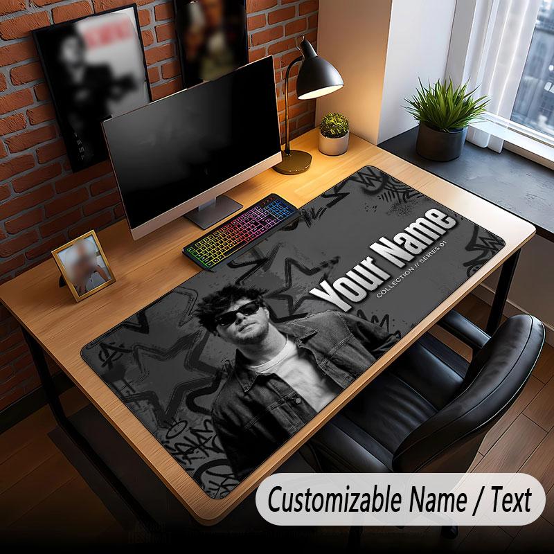 Custom Name Extended Mouse Pad,Alex Warren Gaming Desk Mat For Home Office Desktop Decor