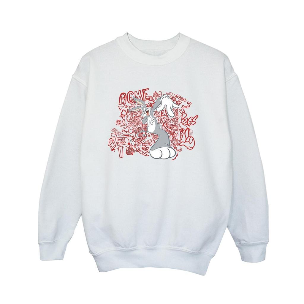 Looney Tunes Jungen ACME Doodles Bugs Bunny Sweatshirt