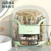 Luxury Style Cosmetic Storage Box Dustproof Organizer Cabinet/Rack for Lipstick Skincare Perfect for Home Vanity Tabletop