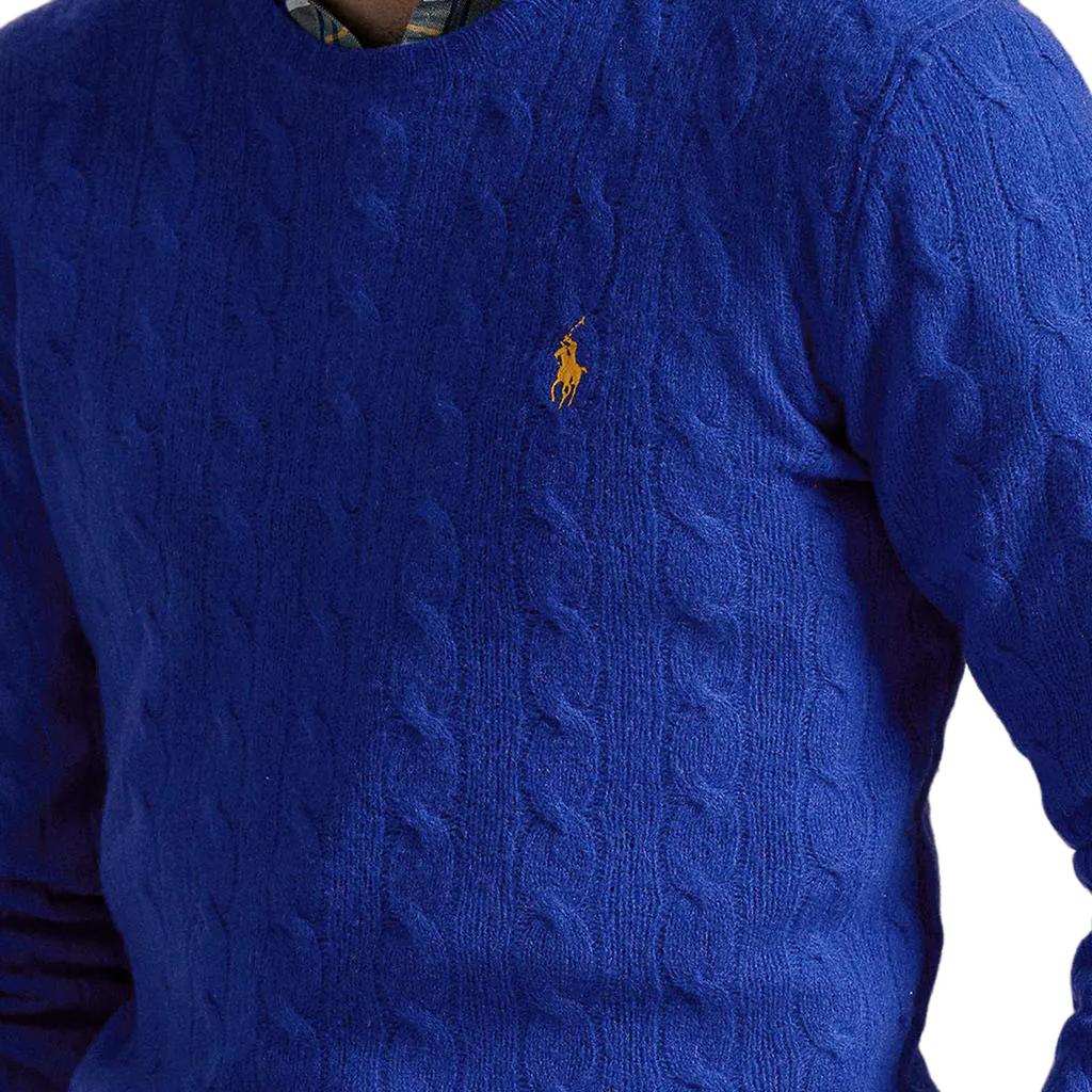 Polo Ralph Lauren Cable Knit Long Sleeve Wool Sweater Men Sweater 710876762-027