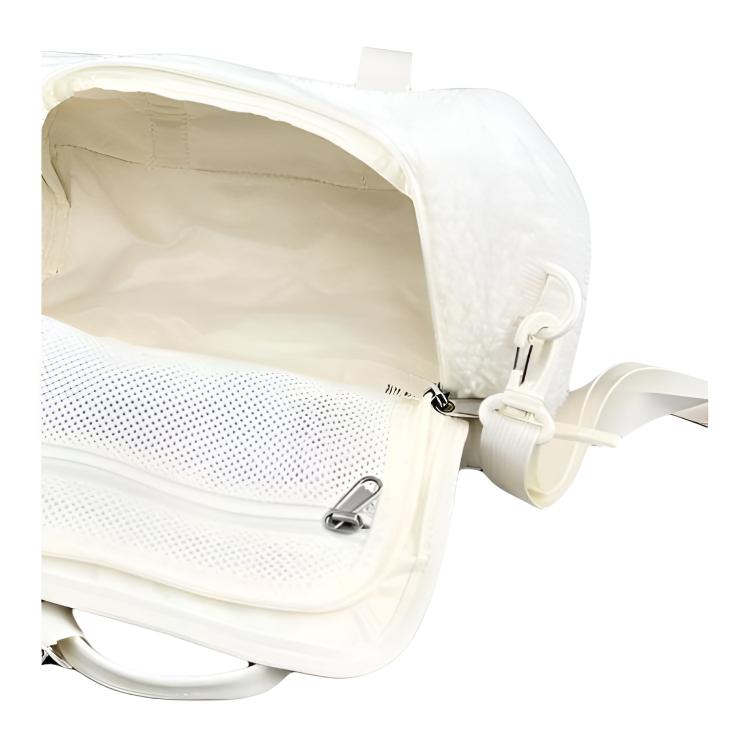 The North Face 6L Brand Logo Shoulder Crossbody Polyester Mini Bag Women bags White NF0A8F05-UBO