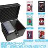 KXSIX PSA BGS Graded Card Storage Case 40 Capacity Aluminum Alloy Frame EVA Interior Two Row 20 x 18 17 cm