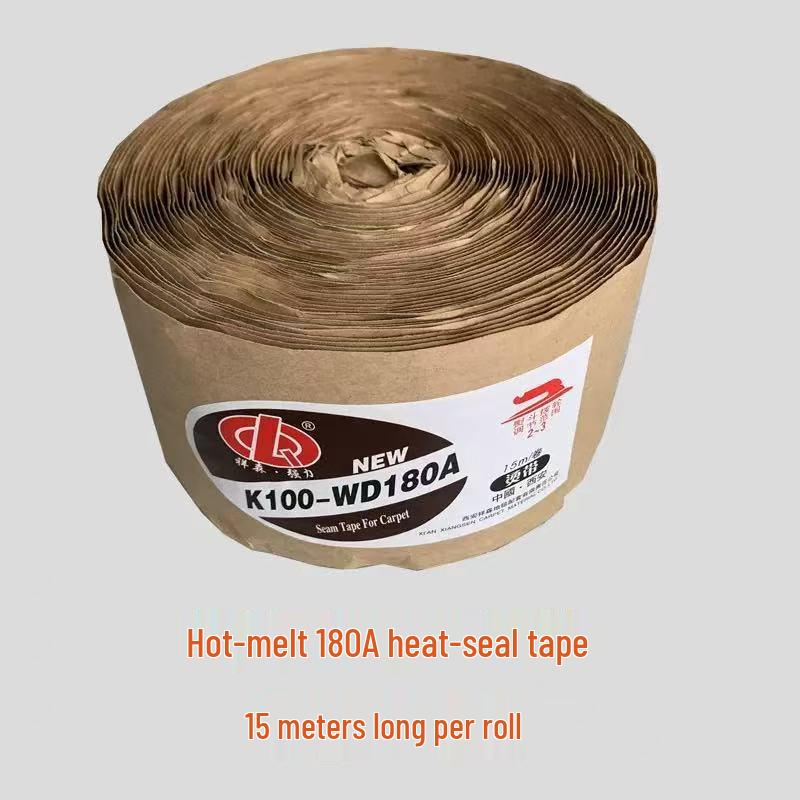Carpet Ironing and Splicing Tape, Single/Double-Sided, No-Iron, for Seam and Spread. 180 Ironing Tape (15 meters/roll)