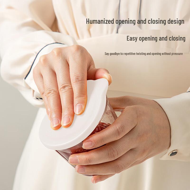 Leicht zu öffnende, versiegelte Glas-Lebensmittelaufbewahrungsbehälter (5er-Pack)