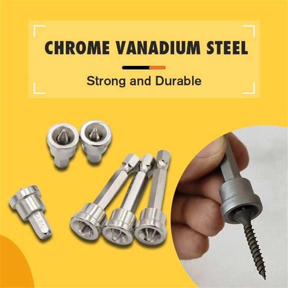 

Tools Woodworking Screw Nutdrivers Magnetic Positioning Screwdriver 25mm/50mm Positioning Bits 5pcs 25mm