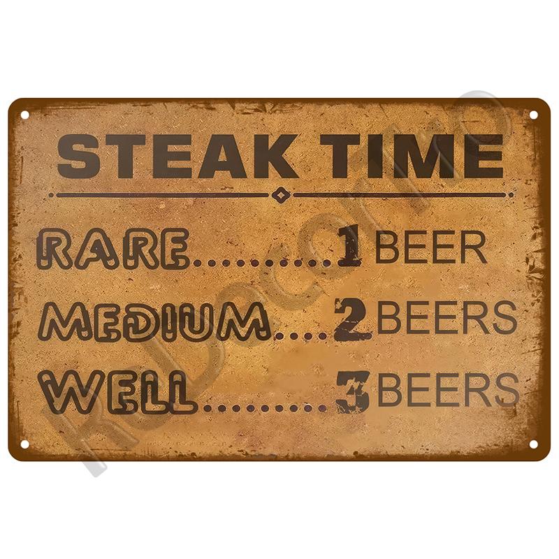Retro Tin Signs Wall Art Bathroom Room Home Decor Items Vintage Metal Signs Accessories Luxury Decoration Poster Bar Accessories