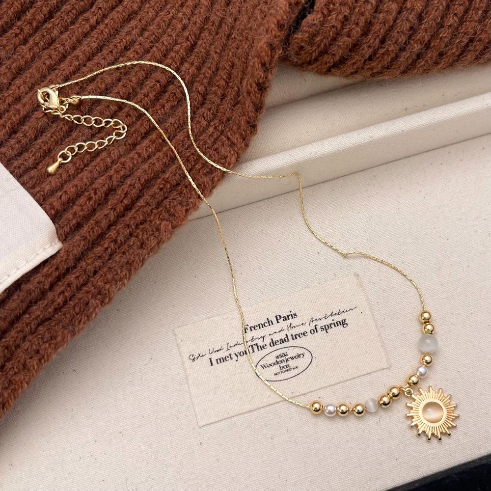 Vintage Chains Necklaces Gold Temperament Clavicle Chain New Stacking Choker  for Women Girl