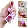 Realistic Pretend Microwave Keyring Fit for Phones Educational Role Play Toy With Rotating Knob And Light Sound Effects