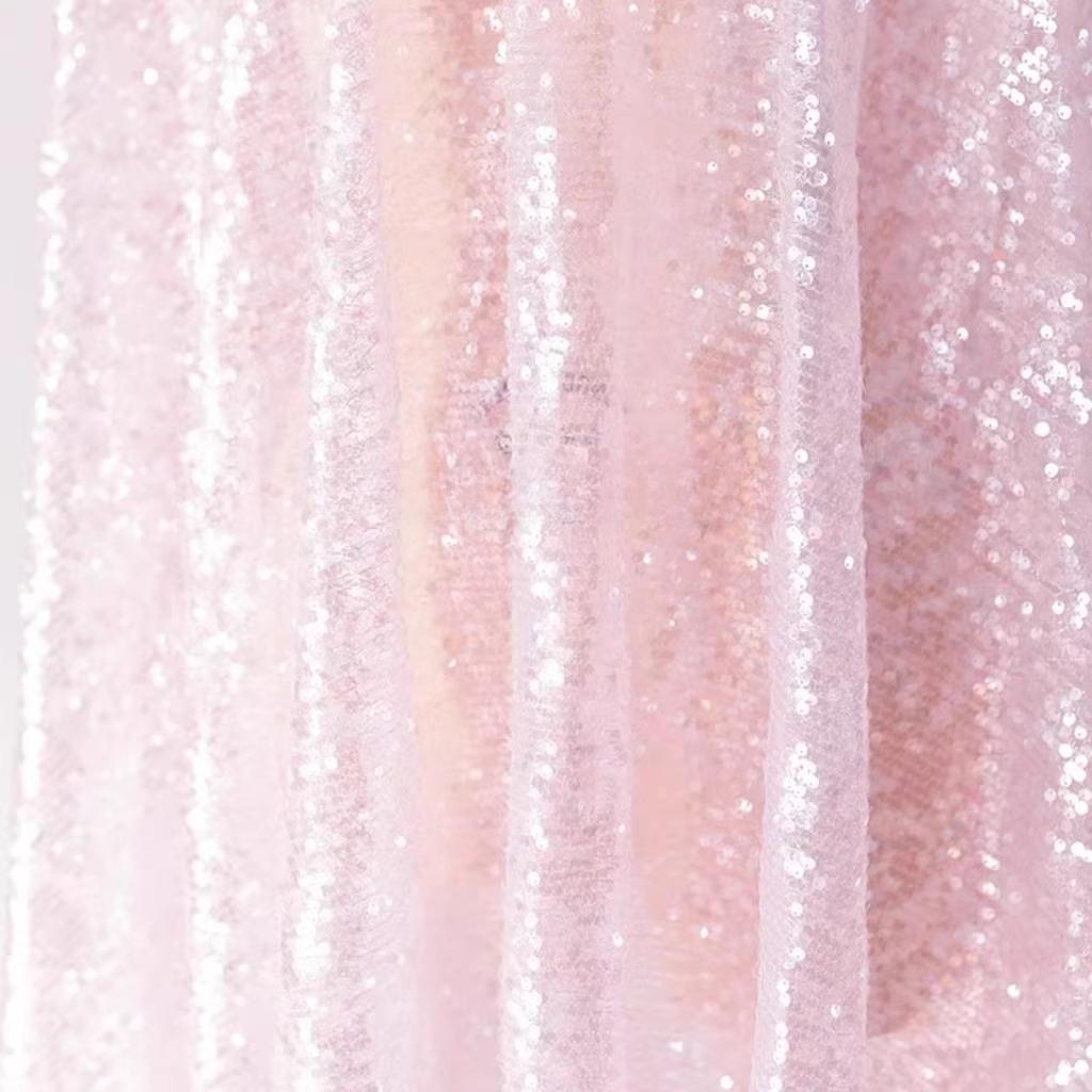 Color Heavy Industry Full Sequin Fabric Multi-color Wedding Dress Designer Clothing Fabric background Decorative Fabric