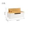 Schreibtisch-Kabelmanagement-Box mit Deckel, Ladegeräte, Steckdosenleisten, Kopfhörerkabel, Modern, Minimalistisch, ABS-Aufbewahrungsbox, Kleine Größe