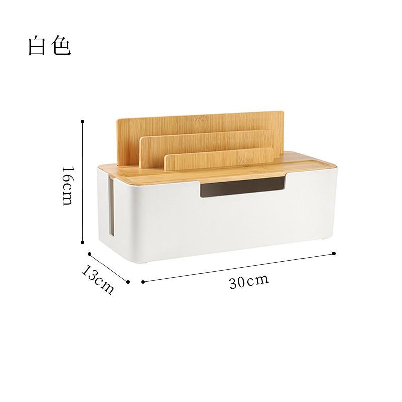 Schreibtisch-Kabelmanagement-Box mit Deckel, Ladegeräte, Steckdosenleisten, Kopfhörerkabel, Modern, Minimalistisch, ABS-Aufbewahrungsbox, Kleine Größe