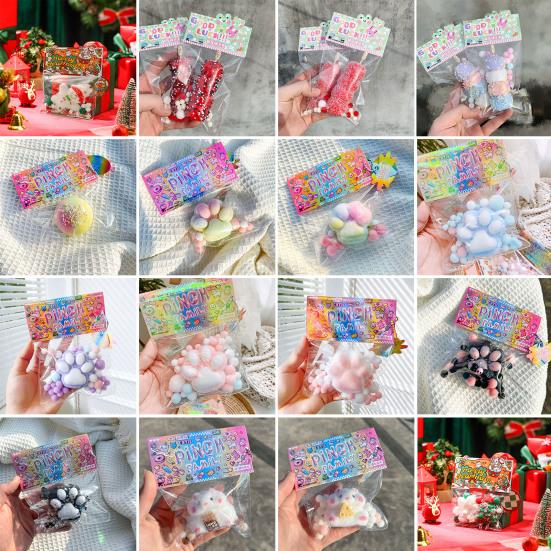 Waffle Squeeze Toy Slow Rebound Stress Relief Bunny Dessert Cat Paw Squishes Sensory Fidget Pinch Toy Kids Adults Birthday Gift