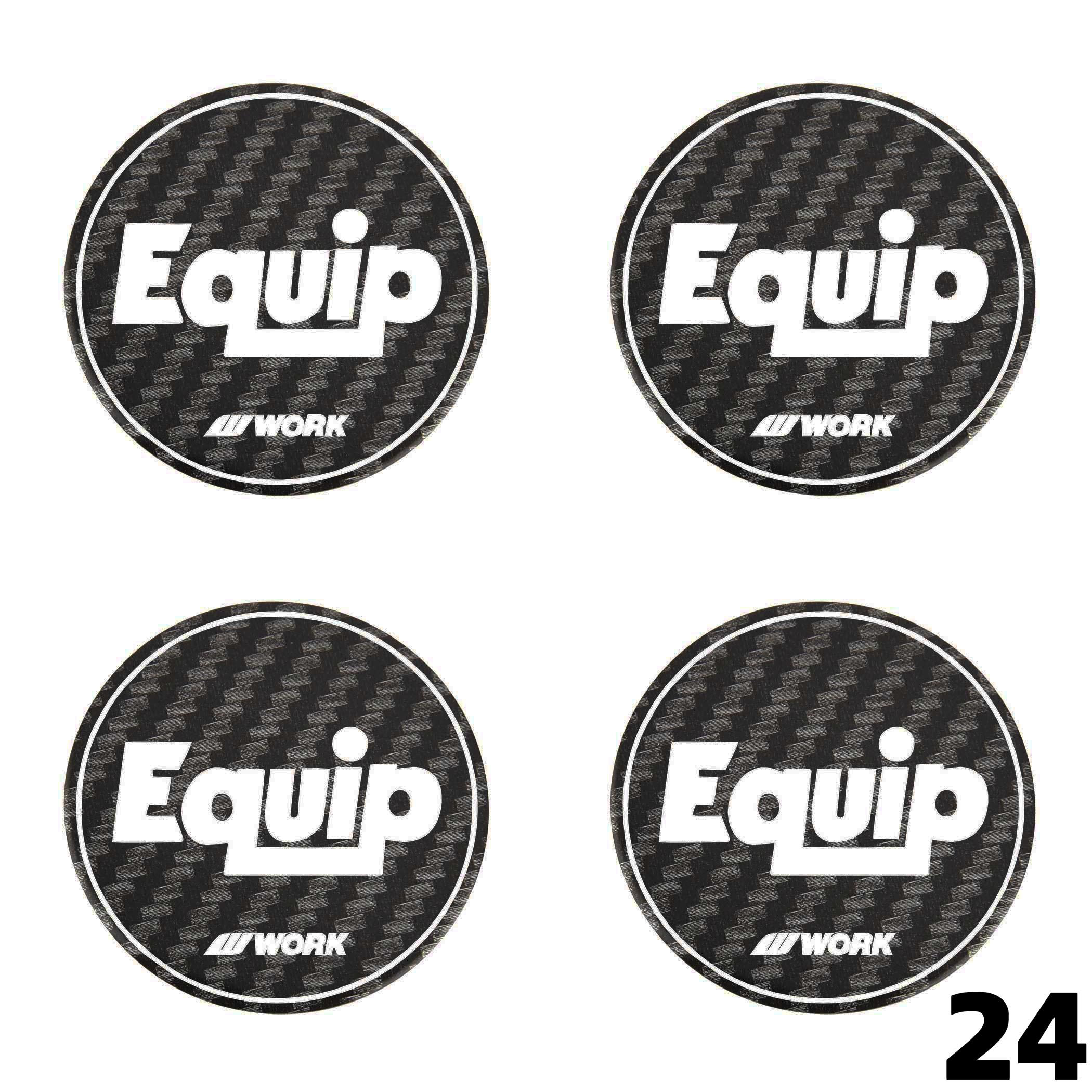 

1Set/4PCS 50MM Stickers WORK EMOTION EQUIP MEISTER Logo Center Rim Cap Car VS & WORK Sticker Wheel Cover Hub Caps Emblem