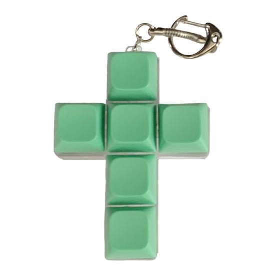 Keyboard Fidget Toy Stress Anxiety Relief 6 Keys Keyboard Clicker Keychain Portable Travel Decompression Button Sensory Toy