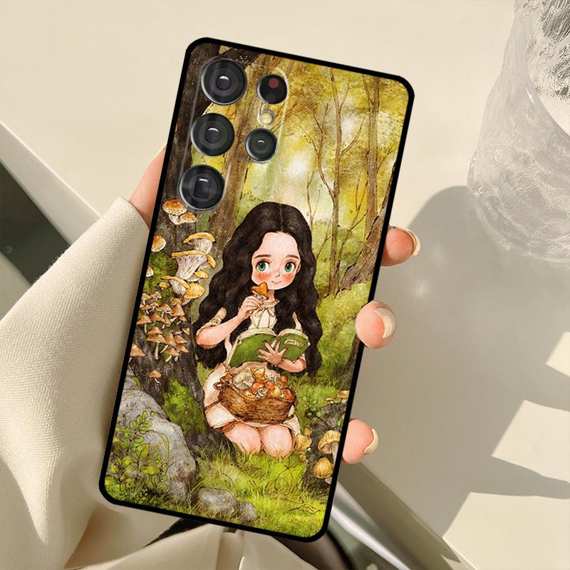 

Чехол для телефона «Дневник лесной девушки» для Samsung Galaxy S20 FE S21 FE S22 Ultra Note20 Note10 S8 S9 S10 Plus Note 20 Ultra