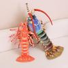 Realistic Australian Crayfish Plush Toy 3D Lobster Stuffed Animal Pillow Soft Hugging Cushion for Kids Adults