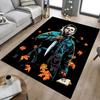 Halloween Horror Icon Carpet For Playroom Bedroom Living Room Sofa Home Decorkids Game Area Rug Nonslip Floor Mat