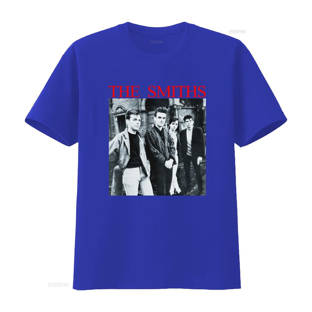 The Smiths Vintage Rock Band T Shirt Retro Style for Music Lovers vintage Washed graphic designer clothes Stretched homme Soft