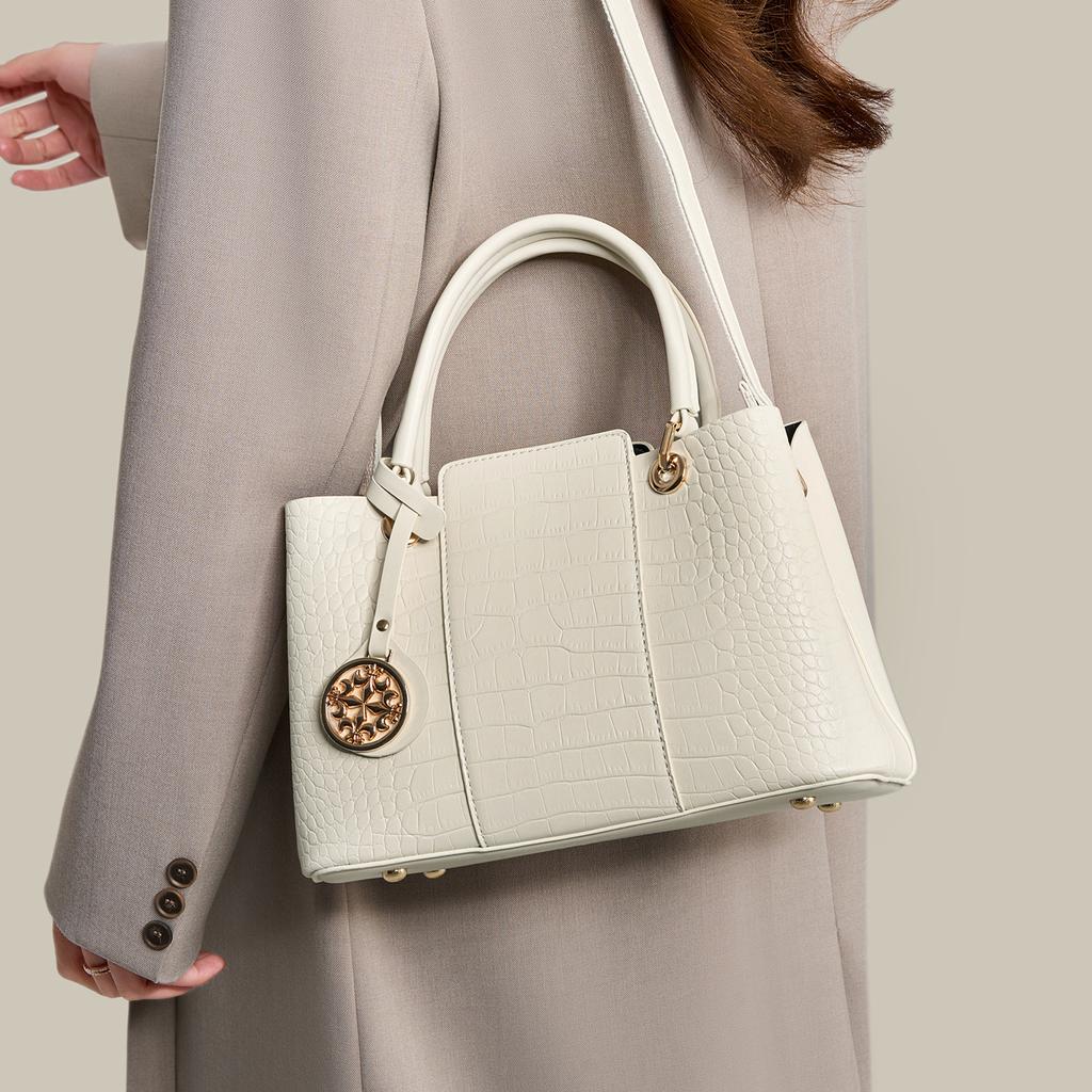 Light Luxury High-End Light-Colored Bag Atmospheric Bridal Wedding Handbag Trendy Versatile Fashion Shoulder Bag