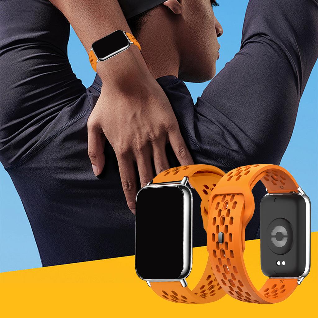 Sport Silikon Ersatzarmband für Xiaomi Mi Band 9 Pro/8 Pro Weiches Atmungsaktives Armband für Redmi Watch 6/5/4 Armband Correa