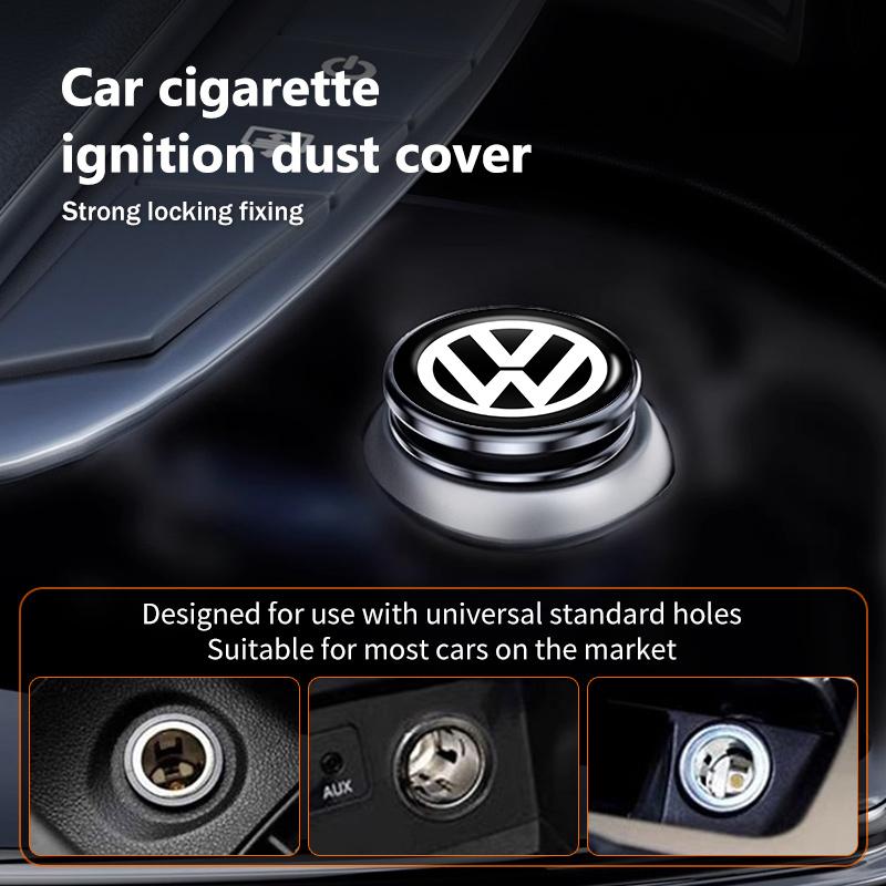 Car Cigarette Lighter Cover DustProof Decoration Cap For Volkswagen VW Polo Jetta Sagitar Magotan Passat B5 B6 B7 CC Tiguan RA1