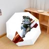 Crazy Frog, Automatic Folding Umbrella, Portable and Foldable Design, 8 Ribs, a Christmas or Birthday Gift.