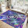 Manchester City Design Crystal Velvet Carpet Cozy Non?Slip Printed Rug For Bedroom Living Room Entrance