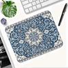 overlock Mouse Pad Desk accessories Keyboard Mouse Pad Computer Laptop Pad office Pad Game Console Pad Blue National Wind