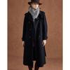 Wudao British Style Double-Breasted Wool-Cashmere Trench Coat