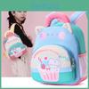 Cake Backpack Car Childrens Anime Cartoon Bag Adjustable Strap Shoulder