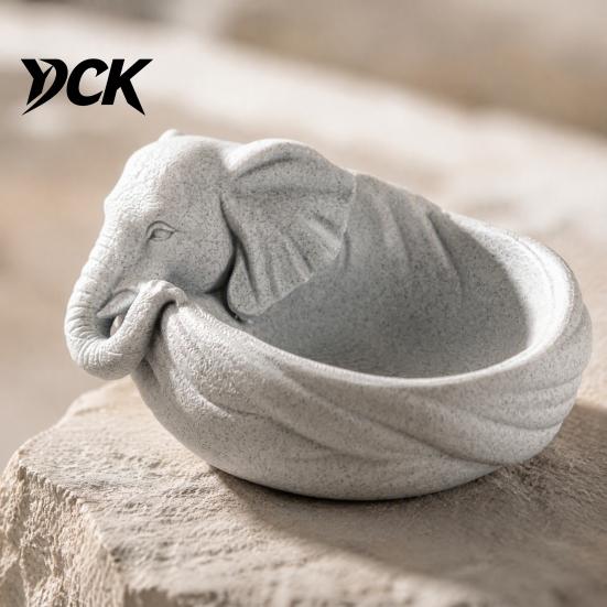 Modern Table Ornament Elephant/Horse Storage Tray, Decorative Desktop Organizer for Sundries, Small Trinket Dish Animal Sculpture Tray Home