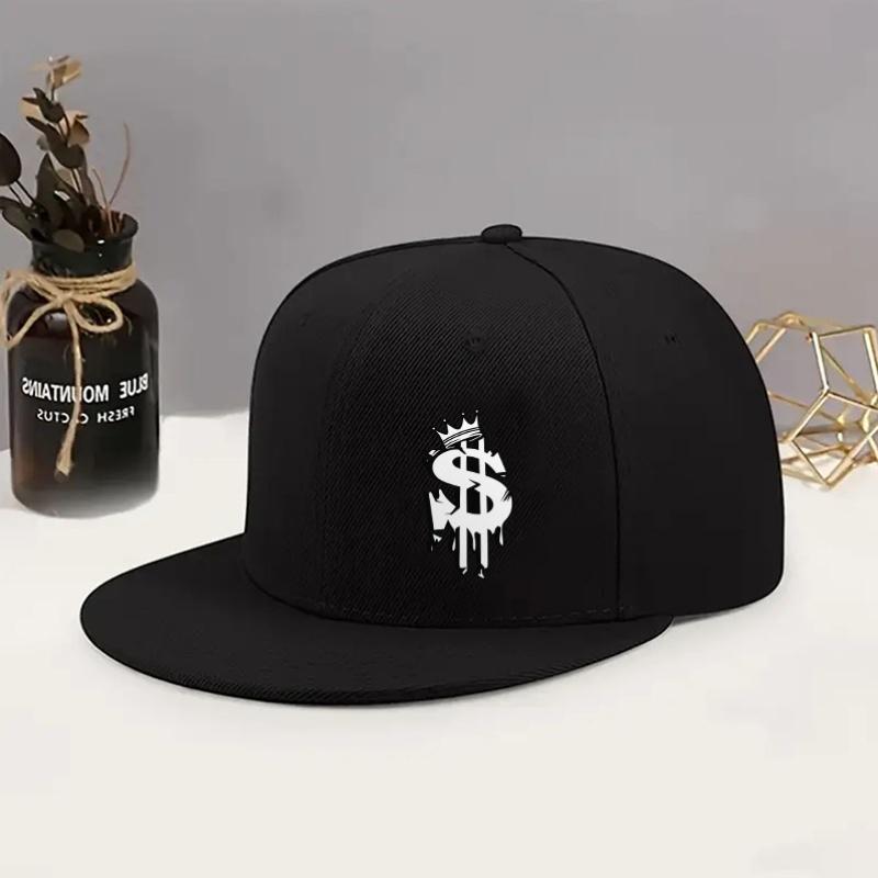 Unisex Retro Baseball Cap Flat Brim Adjustable Hat