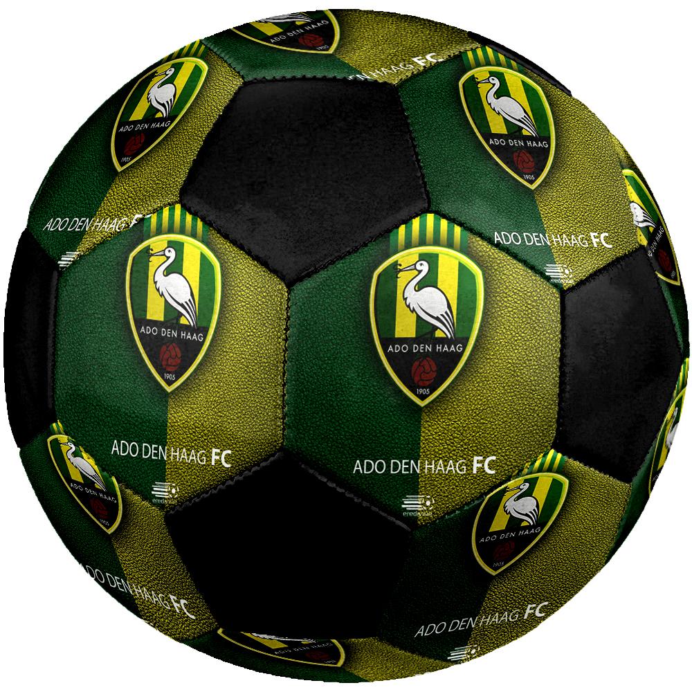 SIZE 5 ADO Den Haag Soccer Ball Colorful All Ages Machine Stitched PVC Competition Ready Durable High-Bounce