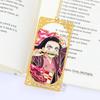Anime Demon Slayer No Yaiba Metal Bookmark Tanjiro Nezuko Zenitsu Anime Cosplay Gift For Students Stationery Collection Bookmark