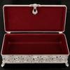 Rectangle Jewelry Storage Box European Style Large Size Necklace Organizer Alloy Earrings Ring Storage Jar Dresser Display