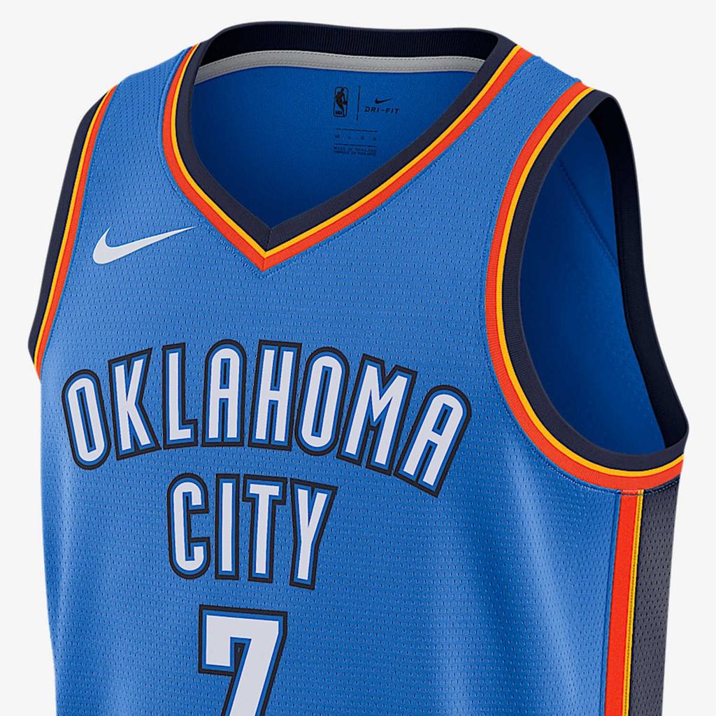 Nike ICON EDITION NBA Anthony Oklahoma City Thunder limited SW Jersey Blue Men's 864497-411