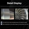 Mini-Turbofan-Triebwerk Luftfahrtmodell Wissenschaftsexperiment Düsentriebwerksmodell Wissenschaftsspielzeug für Teenager Lernen Bildung