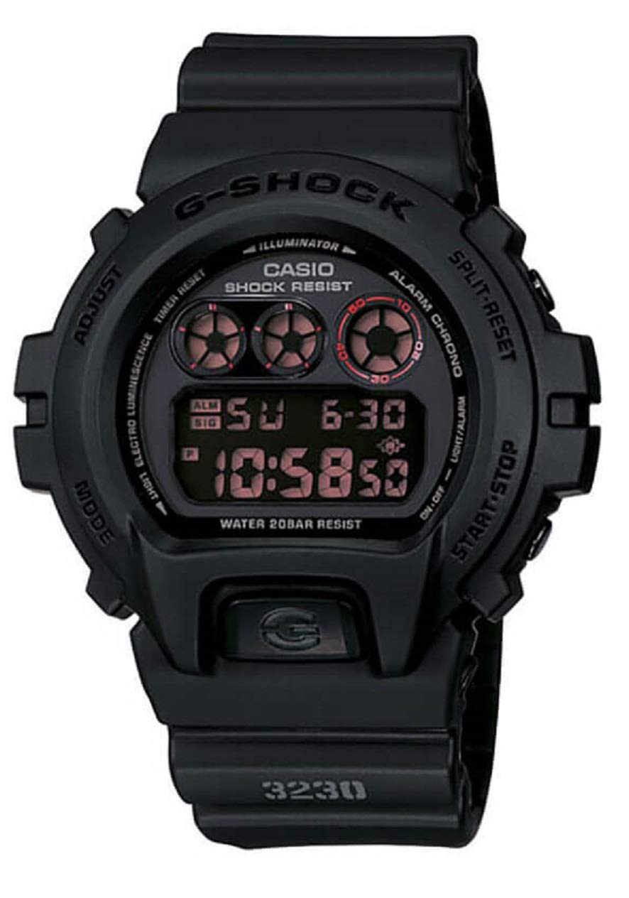 

Casio CASIO G-Shock watch matte black red eye DW6900MS-1