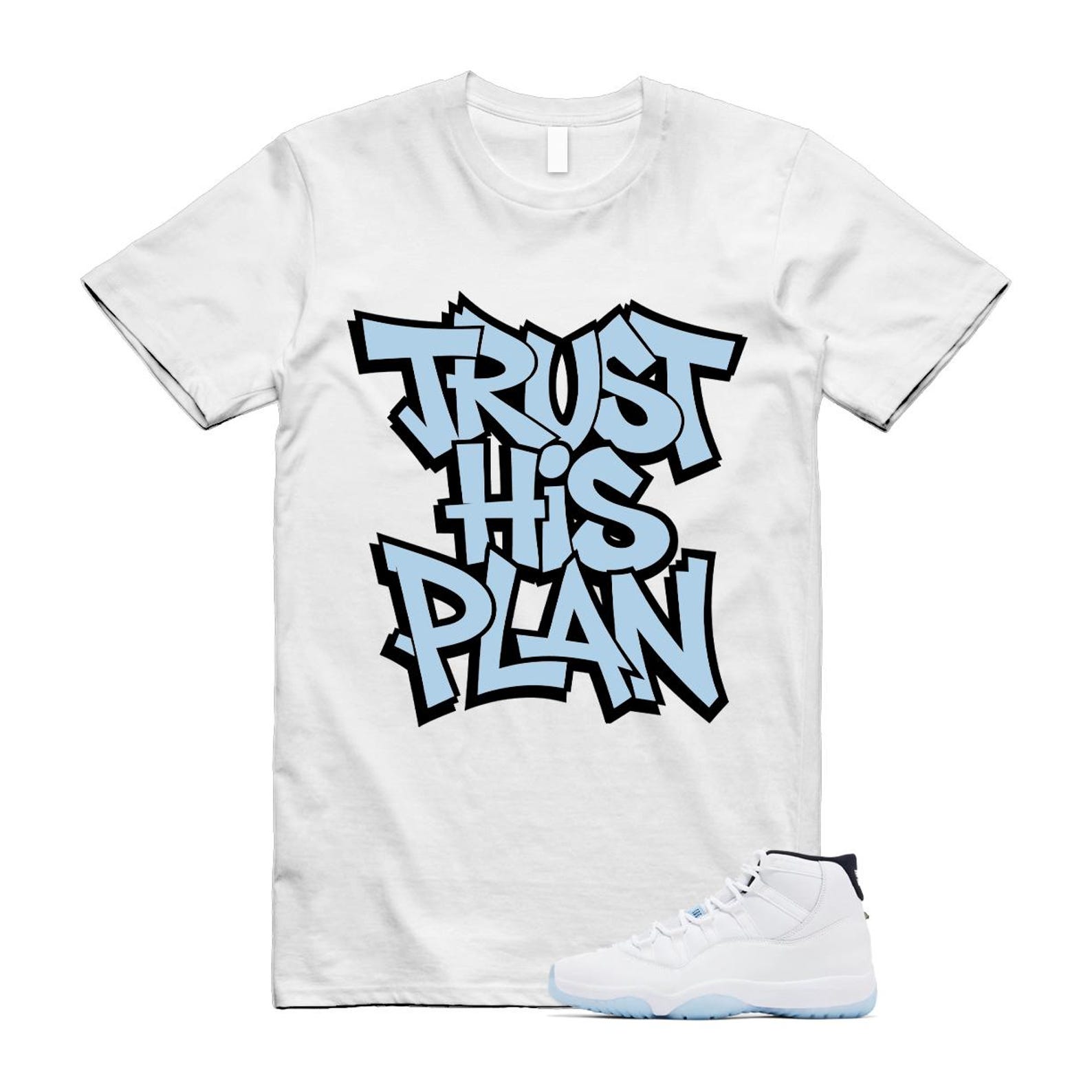 11 Legend Blue White Black 2024 T Shirt Match PLAN L