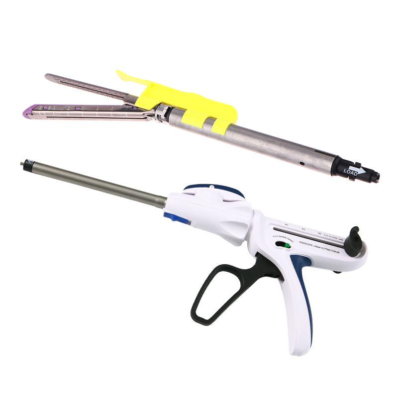 Surgery Equipments Laparoscopic Surgical Instrument Disposable Endoscopic Linear Cutter Staplers Handle Assembly