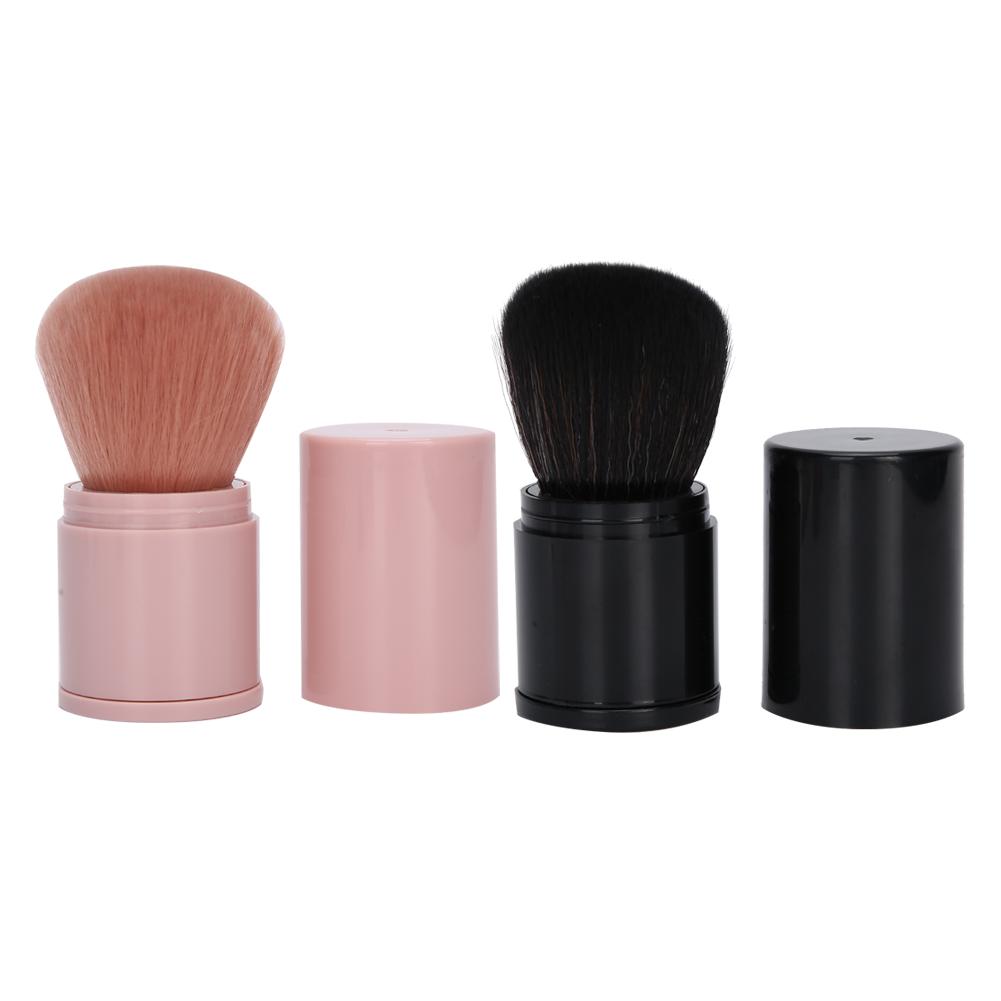 

2 шт., кисть для румян, профессиональная выдвижная кисть для контурной пудры, кисть для лица, рассыпчатая кисть для пудры