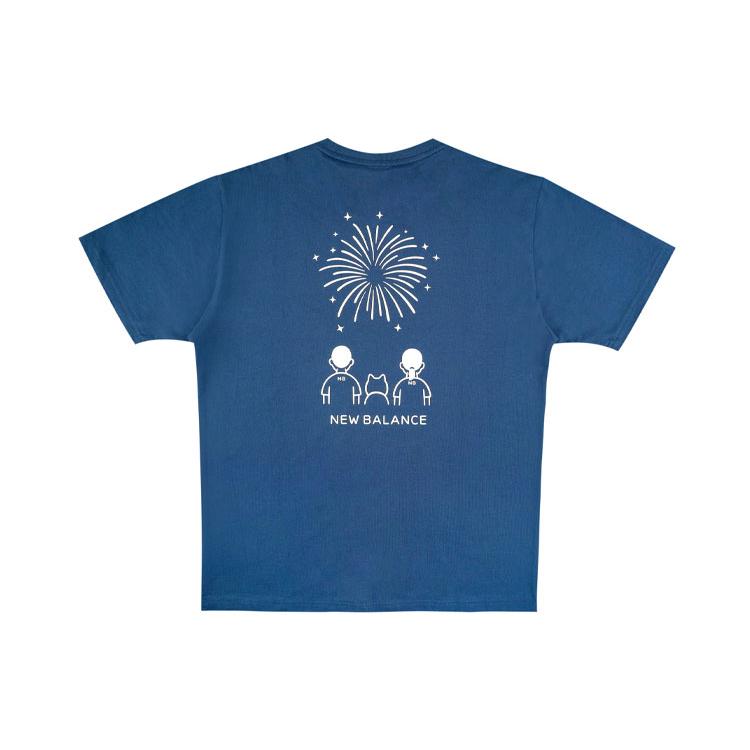 New Balance x Noritake T Shirt Unisex Navy Blue AMT12391-ECL