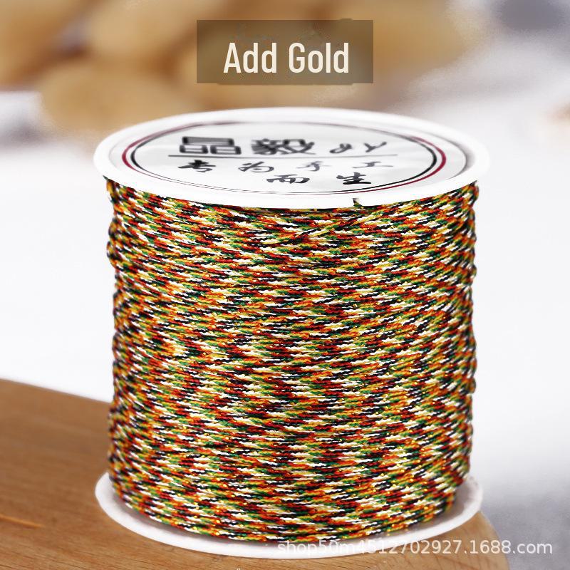 Taiwan Jade Line No. 72: 50m Hand-Woven DIY Rope for Jewelry and Beading
