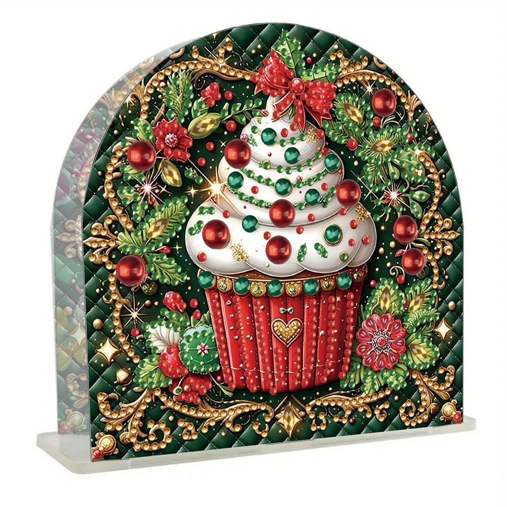 Christmas Acrylic Napkin Holder Diamond Painting Kit DIY 5D Diamond Art Painting Towel Holder Kit Christmas Decorations