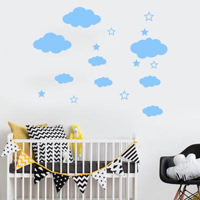 DIY Clouds Wall Decals Children's Room Home Decoration Art